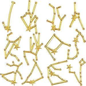 Amazon BronaGrand 72pcs 6 Sets Golden Twelve Constellations Graph