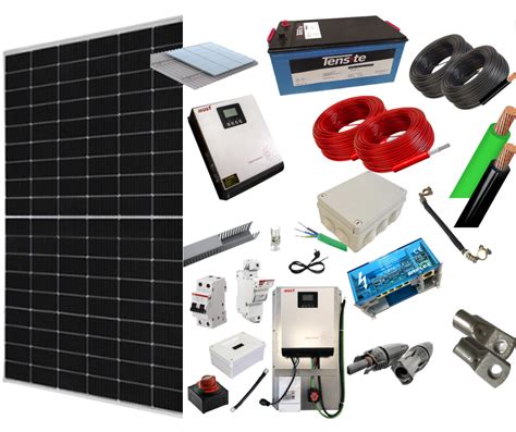 Solar Kit Isolated Installation W V Whdia Solar Energy