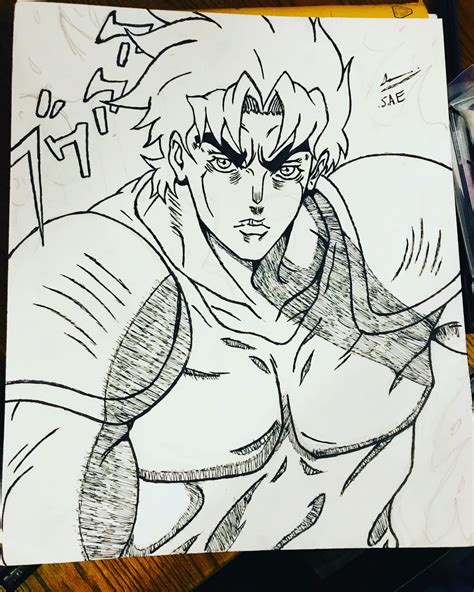 Artstation Drawing Jonathan Joestar