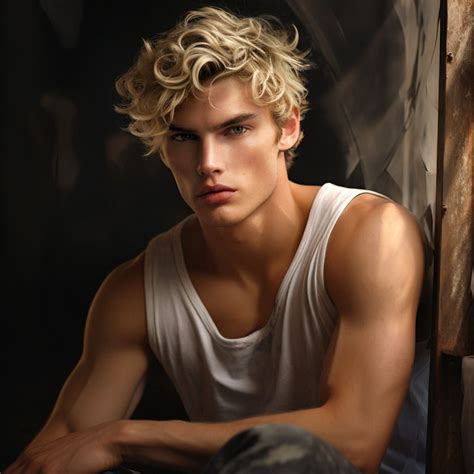 Pin By Zane Kyron On Blond Guys Men Blonde Hair Blonde Guys Wavy Hair Men