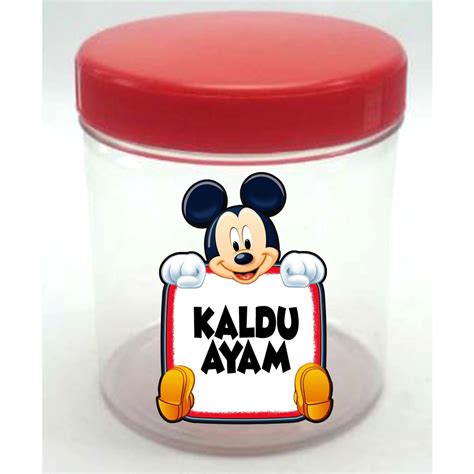 Jual Toples Bumbu Dapur 500 ML Free Label Stiker Mickey Mouse Shopee