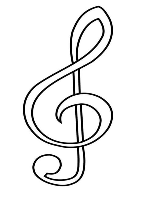 Dibujos De Notas Musicales Para Colorear