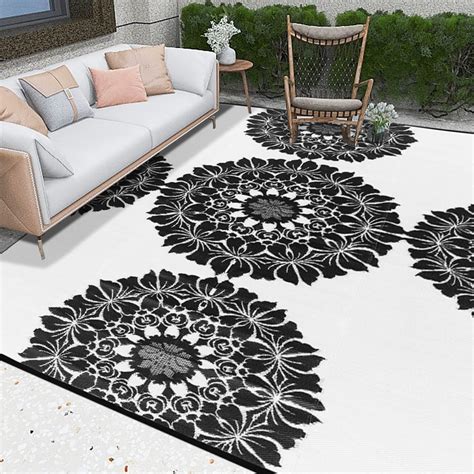 Amazon Anidaroel 6x9 Outdoor Rug Waterproof For Patio Decor