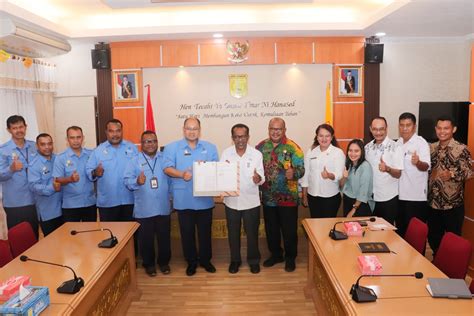 Pemkot Jayapura Tandatangani Kerja Sama Pengelolaan Air Limbah Domestik