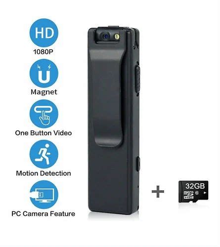 Black HD Pocket camera, For Security at ₹ 2450 in New Delhi | ID ...