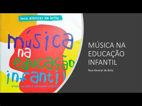 M Sica Na Educa O Infantil Propostas Para Uma Forma O Integral Da