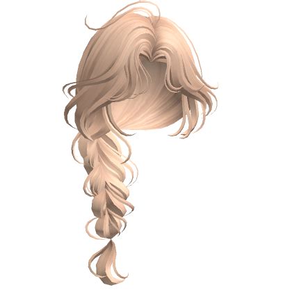 Messy Braided Ponytail Blonde Roblox Item Rolimon S