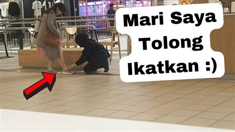 Amoi Mengandung Tak Mampu Ikat Tali Kasutnya Social Experiment YouTube