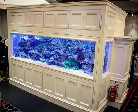 RedFin Aquarium Design on Instagram: “Acrylic reef aquarium installed in a Macau casino. Contact ...