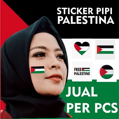 Jual STIKER PALESTINA STICKER PIPI BENDERA PALESTINA PALESTINE Shopee