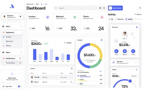 Webflow Dashboard Component Flowbase