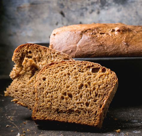 Loaf Of Homemade Rye Bread Mayu Marroquin