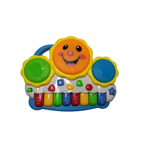 Teclado Piano Musical Bebê Brinquedo Infantil Divertido no Shoptime