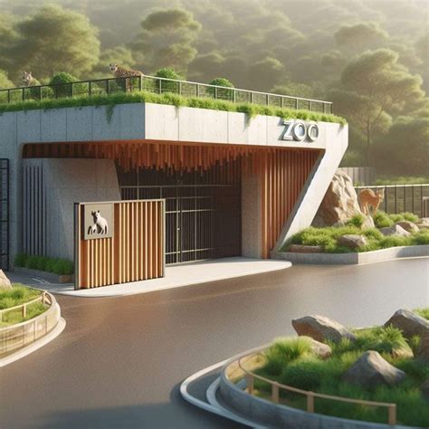 zoo entrance building in 2024 | Zoo architecture, Zoo, Zoo project