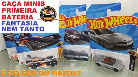 CAÇA MINIS HOT WHEELS MAINLINE PRIMEIRA BATERIA LOTE G FANTASIOSOS NEM TANTO YouTube