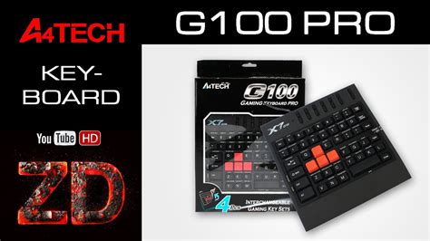 Распаковка игровой клавиатуры A4-Tech X7-G100 - YouTube