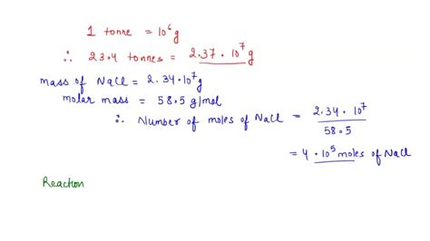 SOLVED Calculate The Maximum Volume In Dm Of Chlorlne Gas At Rtp