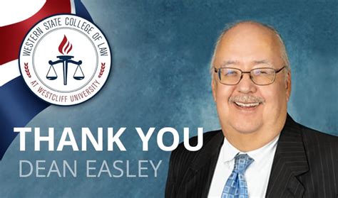 Dean Allen Easley Announces Retirement Law School Begins Search For