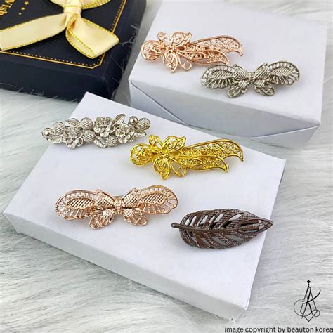 Kerongsang Pin Bahu Kiri Kanan Panjang High Quality Borong Murah Brooch