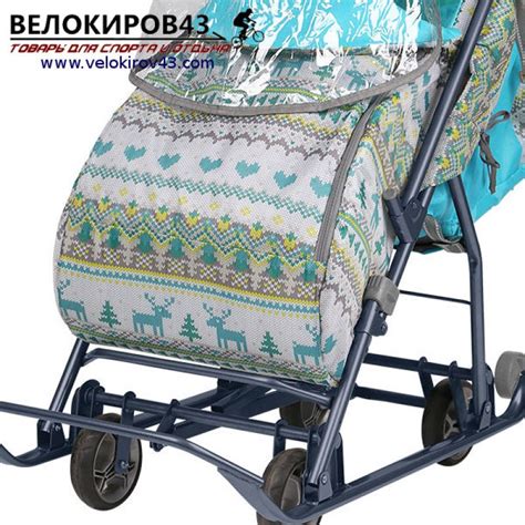 Санки-коляска Умка 3-1. Модель У 3-1. Со светоотражающими элементами ...