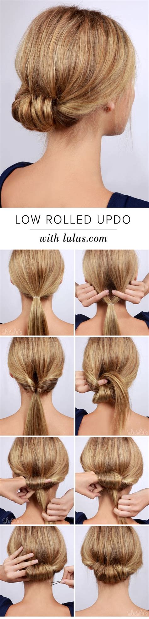 Easy Step By Step Updo Tutorials For Beginners Hair Wrap Tutorials