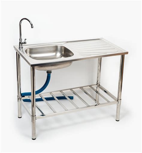 Stainless-Steel Outdoor Wash Table | Outdoor sinks, Portable sink, Outdoor kitchen