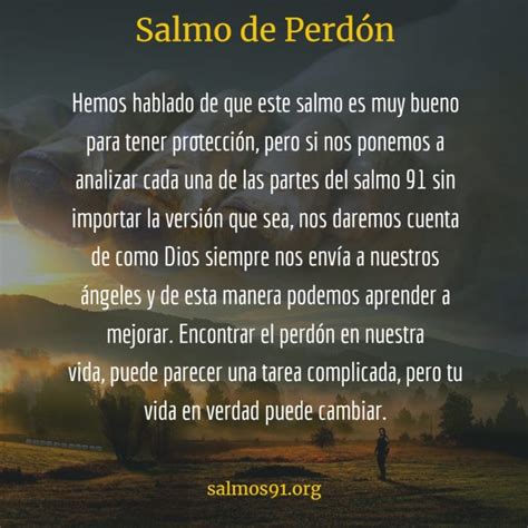 Salmo Poder De La Oraci N Del Perd N Para Cambiar Tu Vida