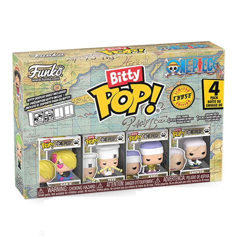 Figura Coleccionable Funko Bitty Pop One Piece Sanji 4 Piezas || Bodega