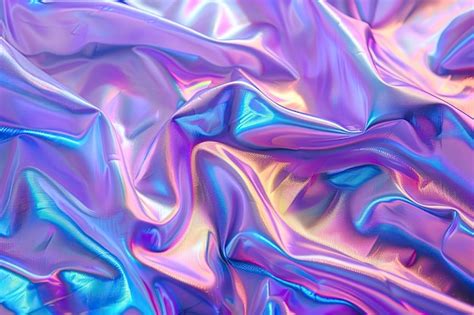 Premium Photo Purple Background With Holograph Texture And Iridescent