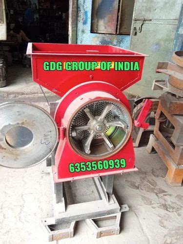 10 Hp Heavy Duty Industrial Masala Grinding Machine Double Stage Pulverizer 120 Kghrs At