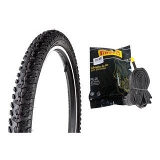 Pneu Aro 26 X 1 95 Levorin Excess MTB Trilha 01 Camara Pirelli Aro 26