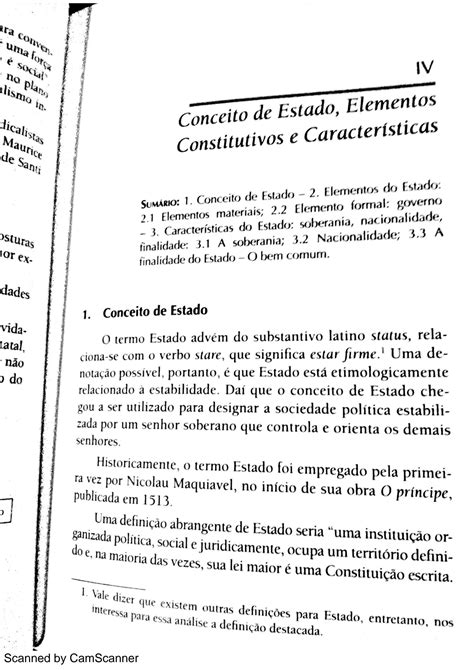 SOLUTION Conceito De Estado Elementos Constitutivos E Caracter Sticas