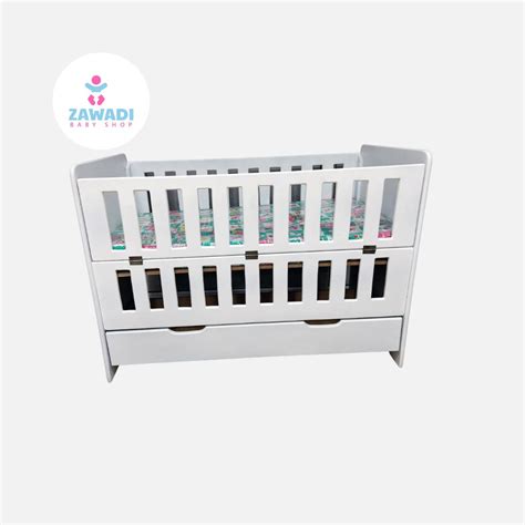 Zawadi Baby Shop Baby Cot With Drawers Mattress Cot Bumpers Fitted