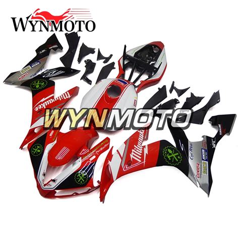 Completa abs injeção plásticos carenagens para yamaha yzf1000 r1 ano