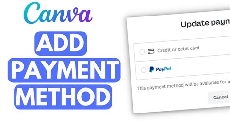 How To Add Payment Gateway In Canva Website Add Payment Method In