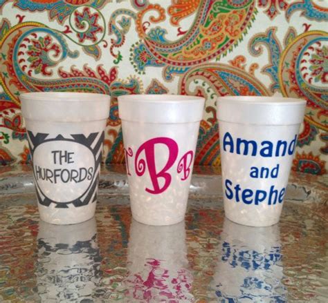 Custom Styrofoam Cups 100 Count Etsy Custom Styrofoam Cups