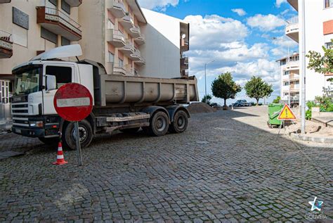 In Cio Das Obras De Percursos Pedonais Inclusivos Centro Urbano De