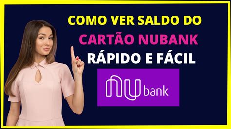 Como ver o saldo do cartão Nubank Simples e rápido YouTube