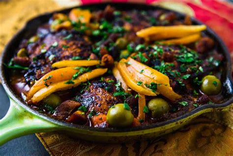 Chicken Tagine with Preserved Lemons and Olives