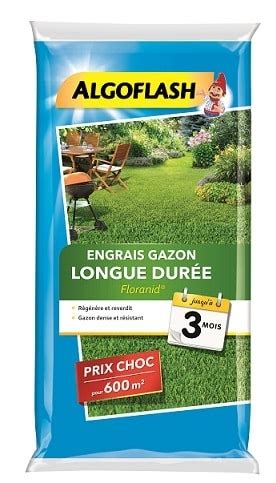 Engrais Gazon Longue Dur E Algoflash Kg Algoflash