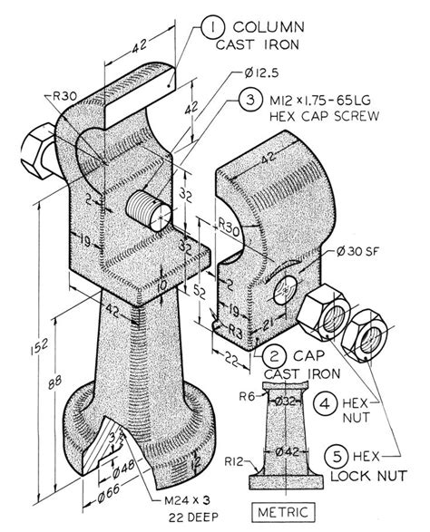 Pin By Dnb Industry On Autocad Technical Drawing Interesting Drawings Industrial Design Sketch