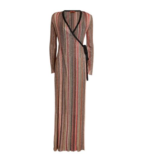 Womens Missoni Multi Embellished Striped Maxi Dress Harrods Uk