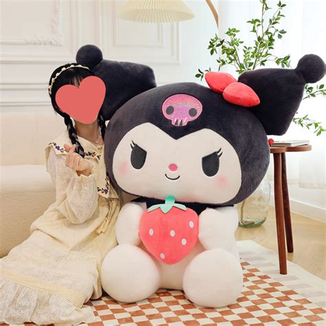 Strawberry Kuromi And My Melody Plush Juneptune