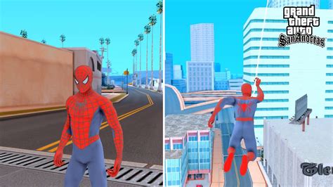 Mod Spider Man Gta San Andreas Youtube