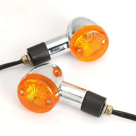 Pcs Bullet Universal Motorcycle Turn Signal Light Bulb Indicator Amber