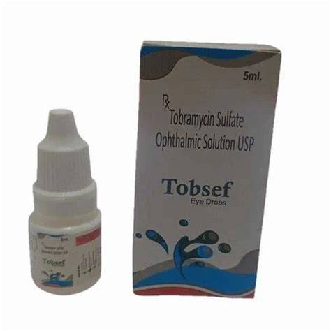 Tobramycin Ophthalmic Solution Usp Eye Drops Ml At Rs Piece In