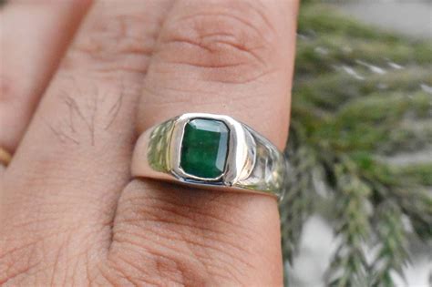 Emerald Stone Ring For Men