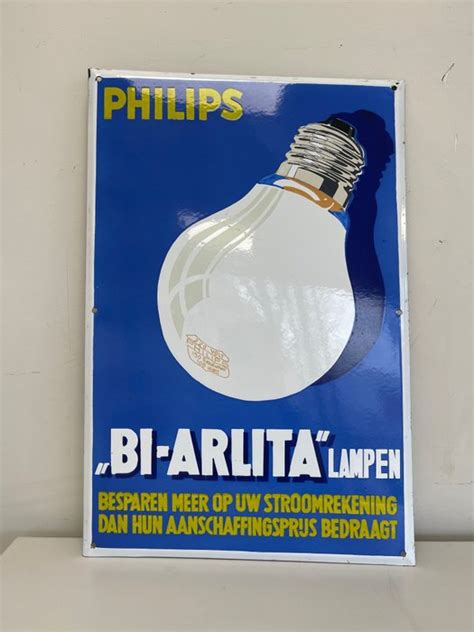 Philips Reclamebord Emaille Catawiki