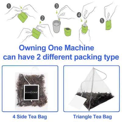 Automatic Pyramid Triangle Tea Bag Packaging Machine Kitech Packaging