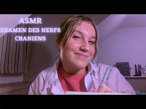 ASMR ROLEPLAY EXAMEN DES NERFS CRANIENS Asmr Asmrroleplay